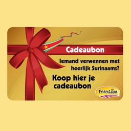 Surinaamseten Cadeaubon